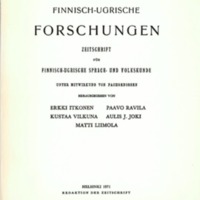 Finnisch-Ugrische Forschungen 39