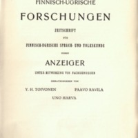 Finnisch-Ugrische Forschungen 23