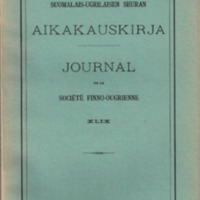 Journal de la Société Finno-Ougrienne 49