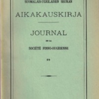 Journal de la Société Finno-Ougrienne 59