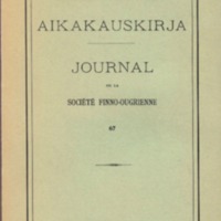 Journal de la Société Finno-Ougrienne 67