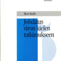 Johdatus viron kielen tutkimukseen