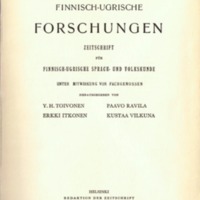 Finnisch-Ugrische Forschungen 32