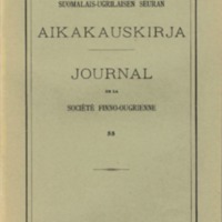 Journal de la Société Finno-Ougrienne 55