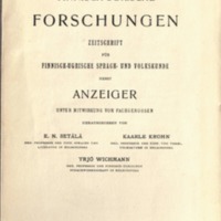 Finnisch-Ugrische Forschungen 19