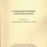 Lyydiläismurteiden käänteissanasto