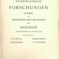 Finnisch-Ugrische Forschungen 21