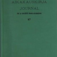 Suomalais-Ugrilaisen Seuran Aikakauskirja 87