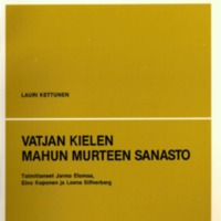 Vatjan kielen Mahun murteen sanasto