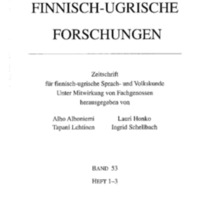 Finnisch-Ugrische Forschungen 53