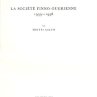 La Société Finno-ougrienne