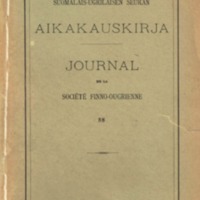 Suomalais-Ugrilaisen Seuran Aikakauskirja 58