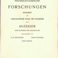 Finnisch-Ugrische Forschungen 24