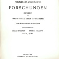 Finnisch-Ugrische Forschungen 43