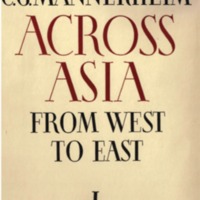 Across Asia from West to East in 1906–1908. I