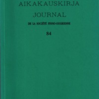 Suomalais-Ugrilaisen Seuran Aikakauskirja 84