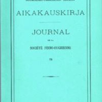 Suomalais-Ugrilaisen Seuran Aikakauskirja 75