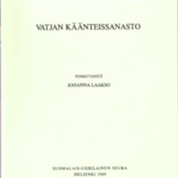 Vatjan käänteissanasto