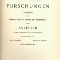 Finnisch-Ugrische Forschungen 20