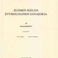 Suomen kielen etymologinen sanakirja