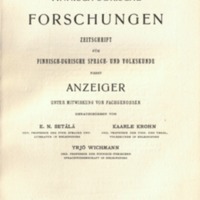 Finnisch-Ugrische Forschungen 16