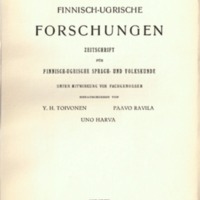 Finnisch-Ugrische Forschungen 30