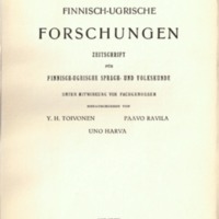 Finnisch-Ugrische Forschungen 30