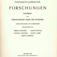 Finnisch-Ugrische Forschungen 37